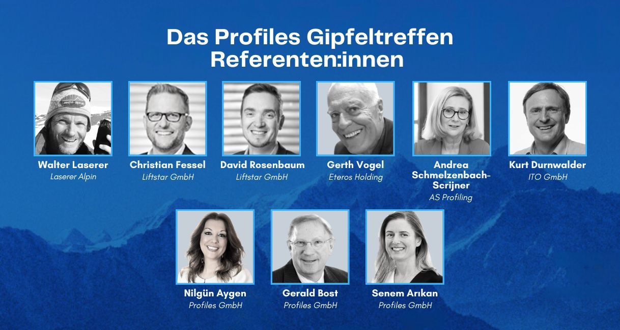 Das Profiles Gipfeltreffen - Referenten