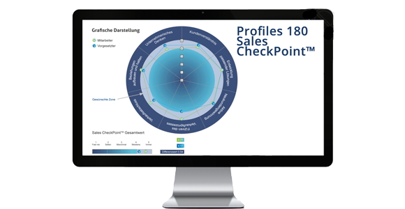 Im Ergebnis des Profiles Sales CheckPoint 180°™ wird eine Kompetenzübersicht erstellt.